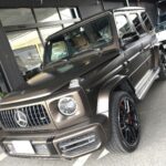 AMG Ｇ６３　正規ディーラー車　左ハンドル　ナイトPKG　シトリンブラウンマグノ（マットカラー）　ご納車完了致しました。