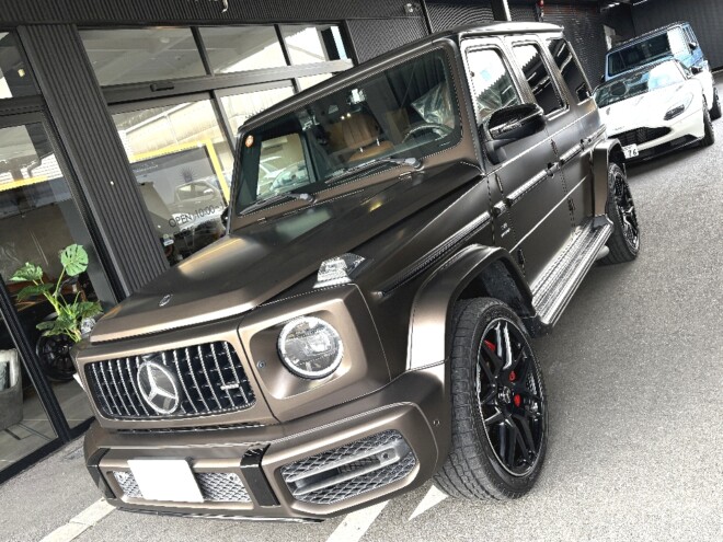 AMG Ｇ６３　正規ディーラー車　左ハンドル　ナイトPKG　シトリンブラウンマグノ（マットカラー）　ご納車完了致しました。