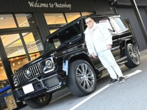AMG G63　AMGレザーエクスクルーシブパッケージ　正規ディーラー車　BRABUSエアロ　ご納車完了致しました。