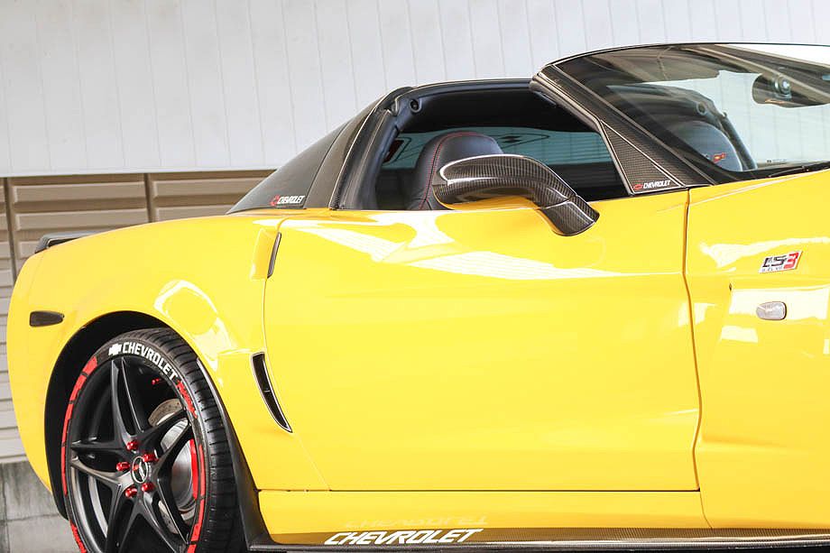 シボレー コルベット クーペ Ｃ６ ＬＳ３エンジン タルガトップ Ｚ０６ルックエアロ ガルウイングドア アクリルガラスルーフ（ノーマル有） ＳＬＰ マフラー マットブラック２０インチホイール 中古 オプション「ベロシティイエロー」平成21年3月|【外車の中古車専門店 ...