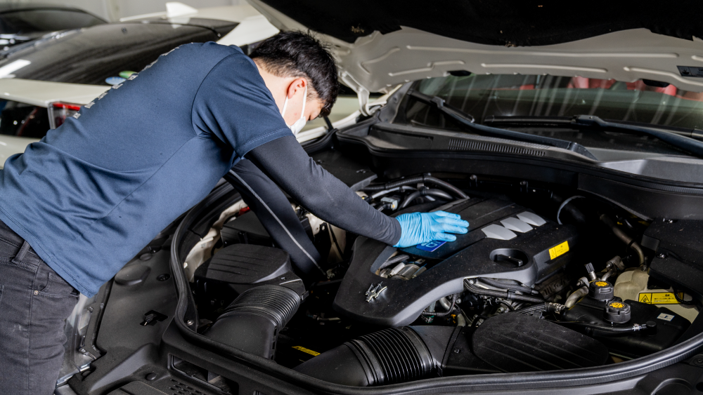 車両チェック作業